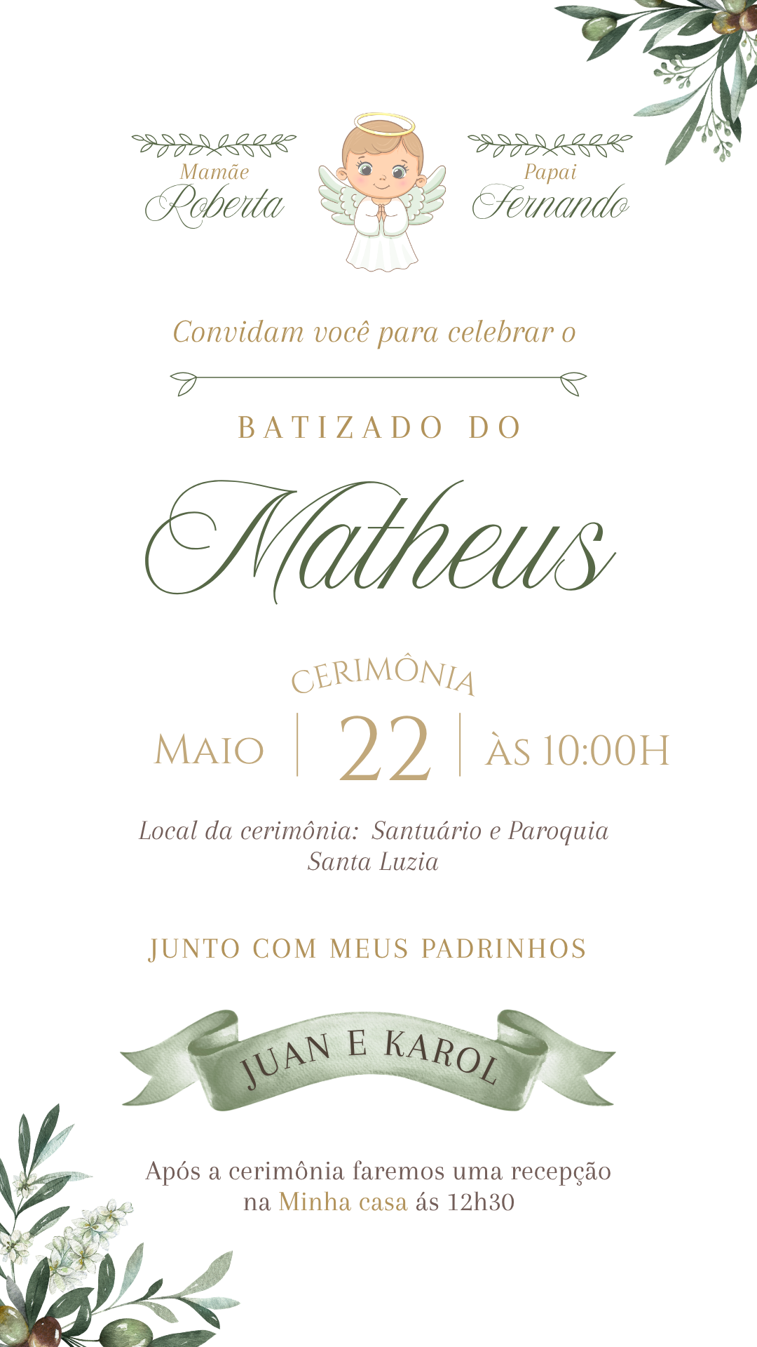 Batizado Verde Tradicional